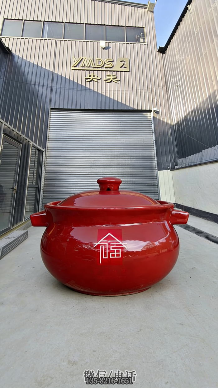 砂鍋雕塑實拍圖