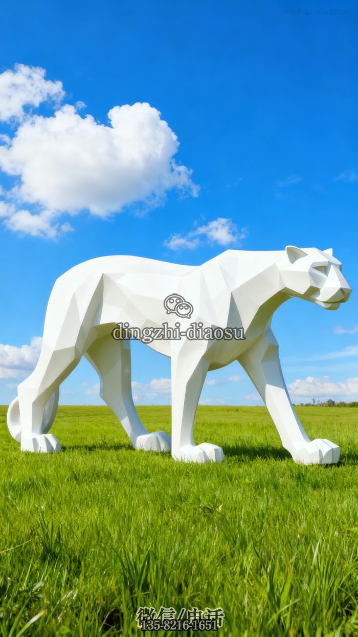 獵豹雕塑