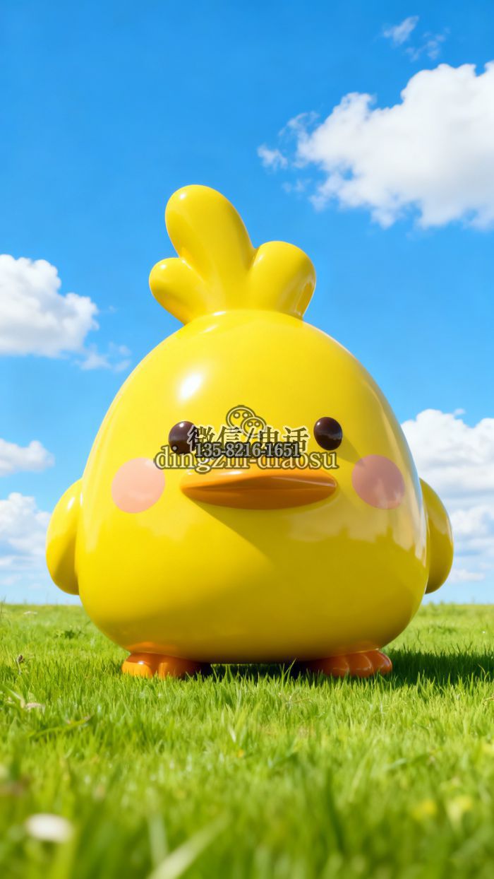 小雞雕塑