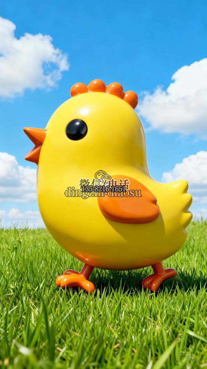 小雞雕塑