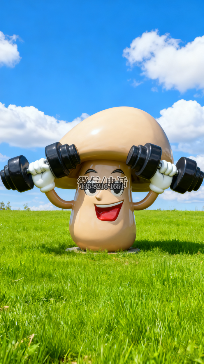 不銹鋼香菇雕塑