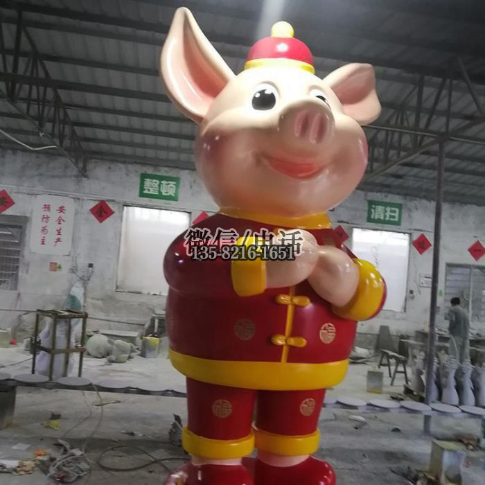 動物雕塑實拍圖